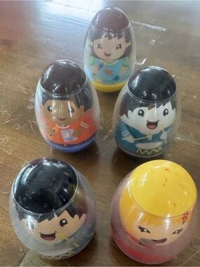 2009 Hasbro Weebles set of 5